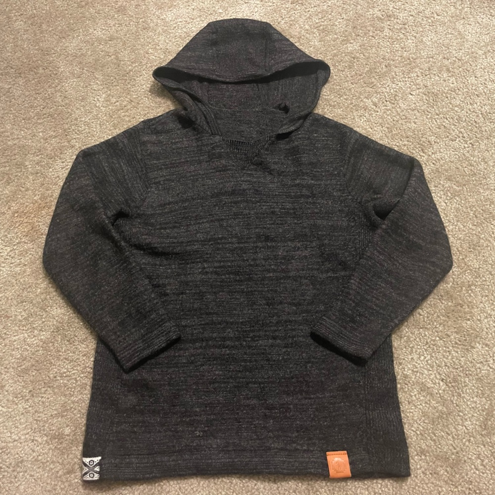 Women’s Paka Royal Alpaca Blend The Hoodie Sweater Heather Black Size M